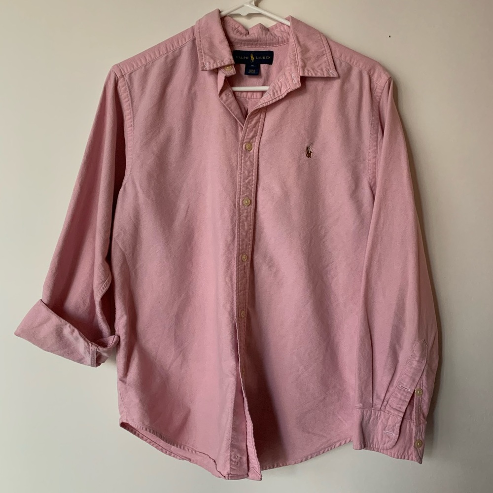 Ralph Lauren pink button down